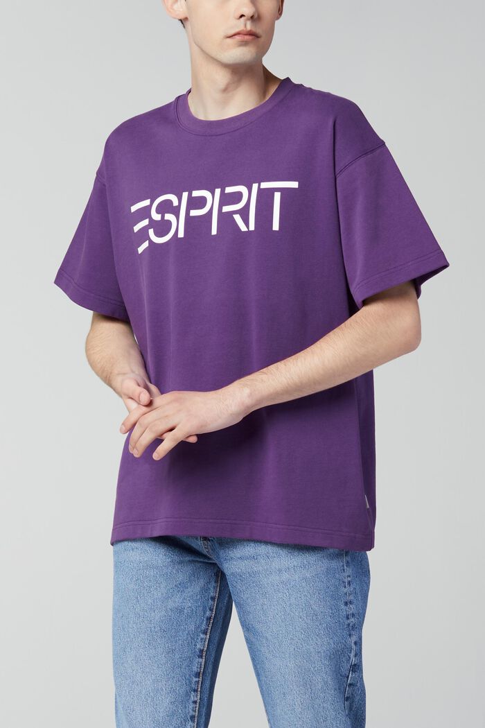 Uniseks T-shirt met logoprint