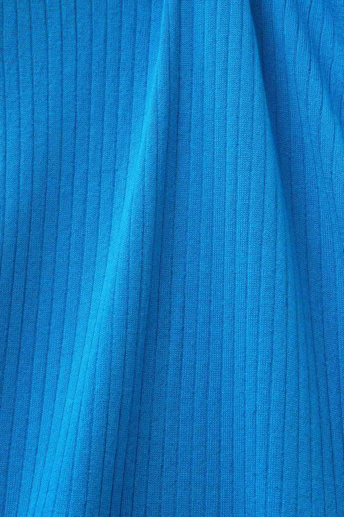 Gebreide mini-jurk, BLUE, detail image number 5