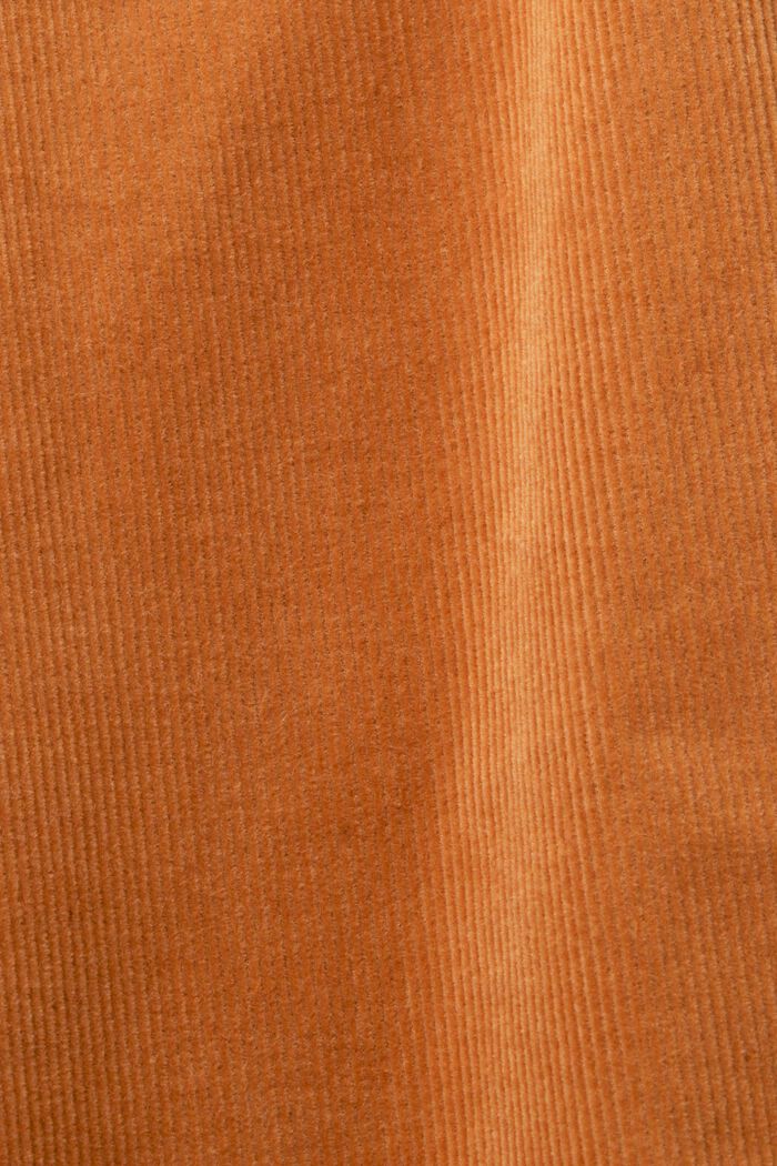 Smalle corduroy broek met middelhoge taille, CARAMEL, detail image number 5