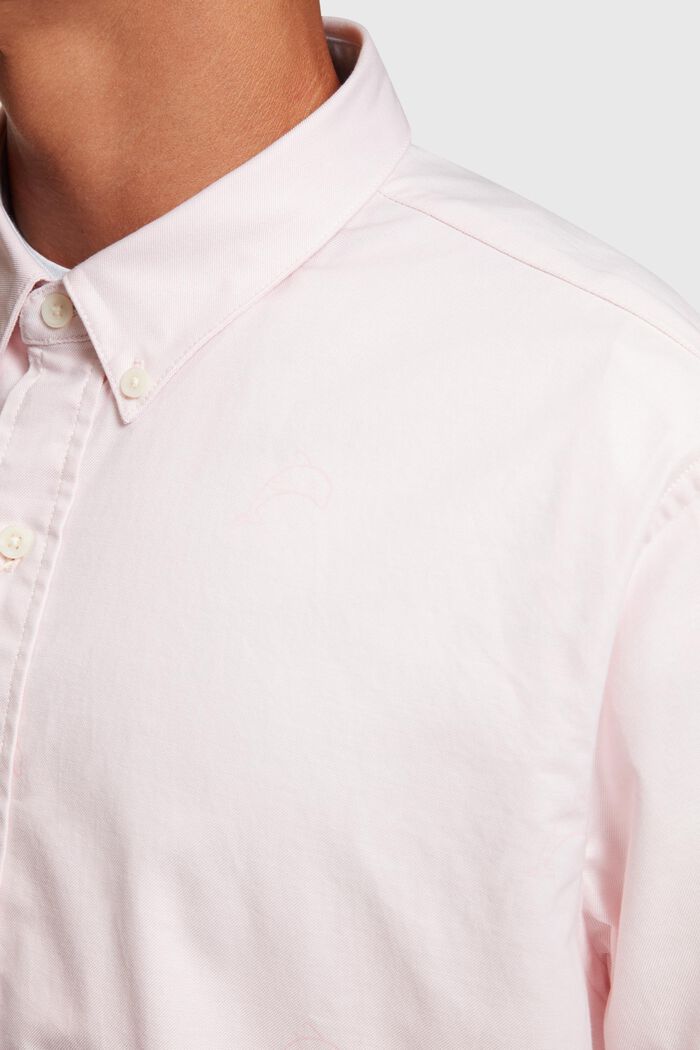 Oxford shirt met relaxed fit en print all-over, LIGHT PINK, detail image number 2