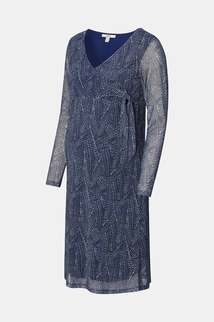 MATERNITY Cross-over-mini-jurk, DARK BLUE, detail image number 5