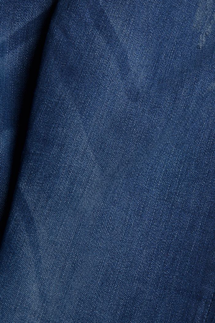 Jeans met superstretch, organic cotton, BLUE DARK WASHED, detail image number 4