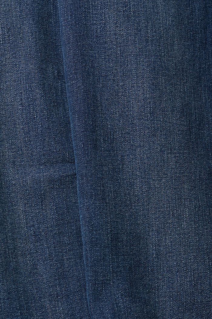 Jeans met rechte pijpen, BLUE DARK WASHED, detail image number 6