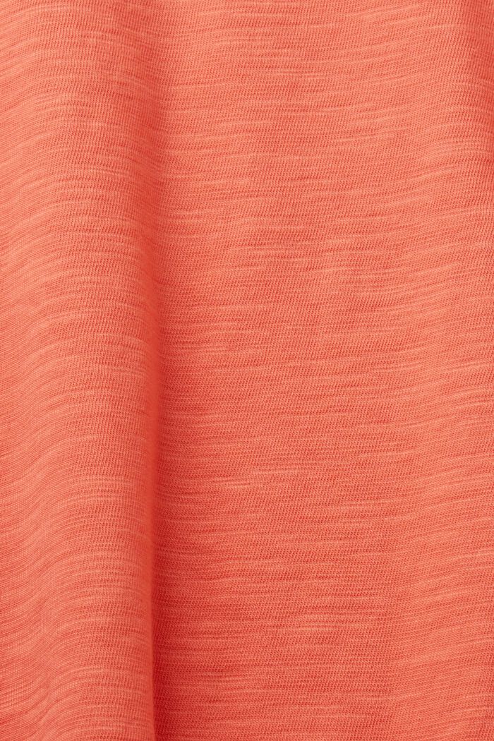 Jersey longsleeve, CORAL RED, detail image number 5