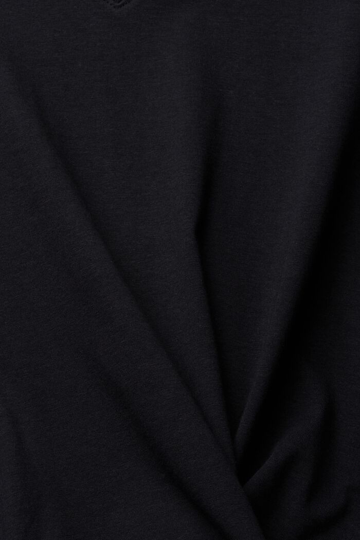 Set van twee T-shirts van een biologische katoenmix, BLACK, detail image number 5