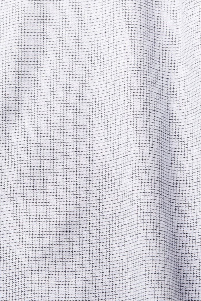 Regular fit-overhemd met ruitjes van katoen, WHITE, detail image number 5