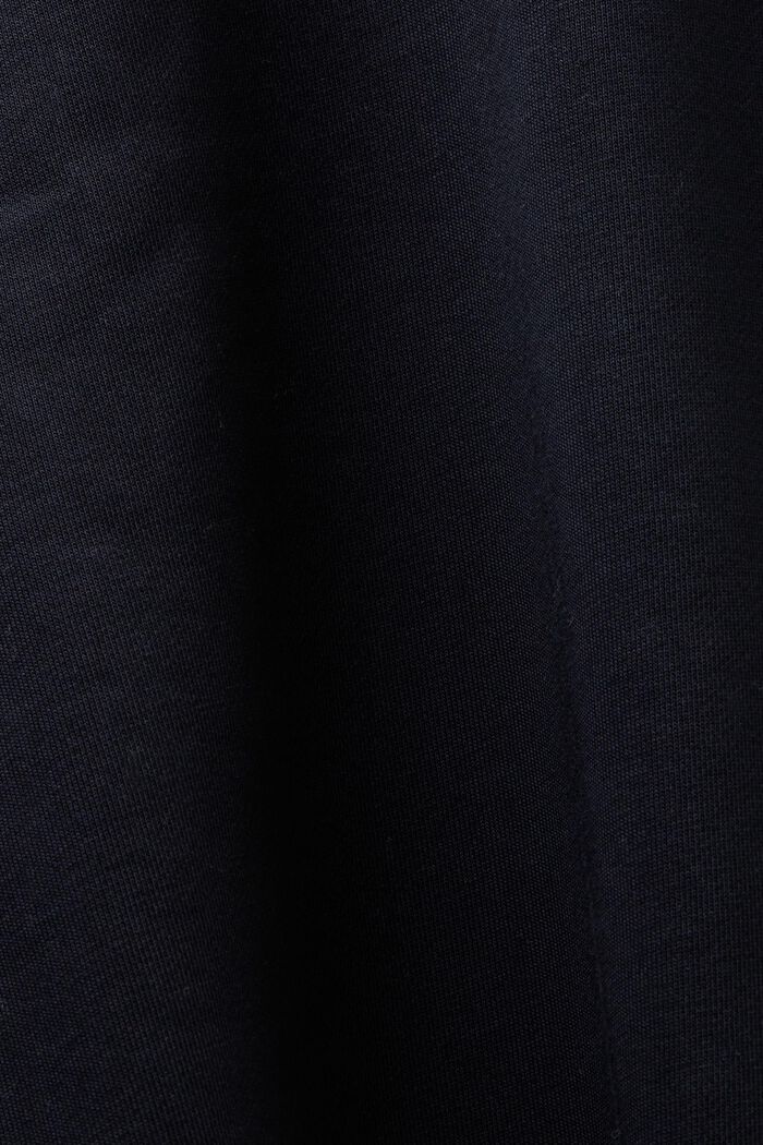 Uniseks hoodie van fleece met logo, BLACK, detail image number 6