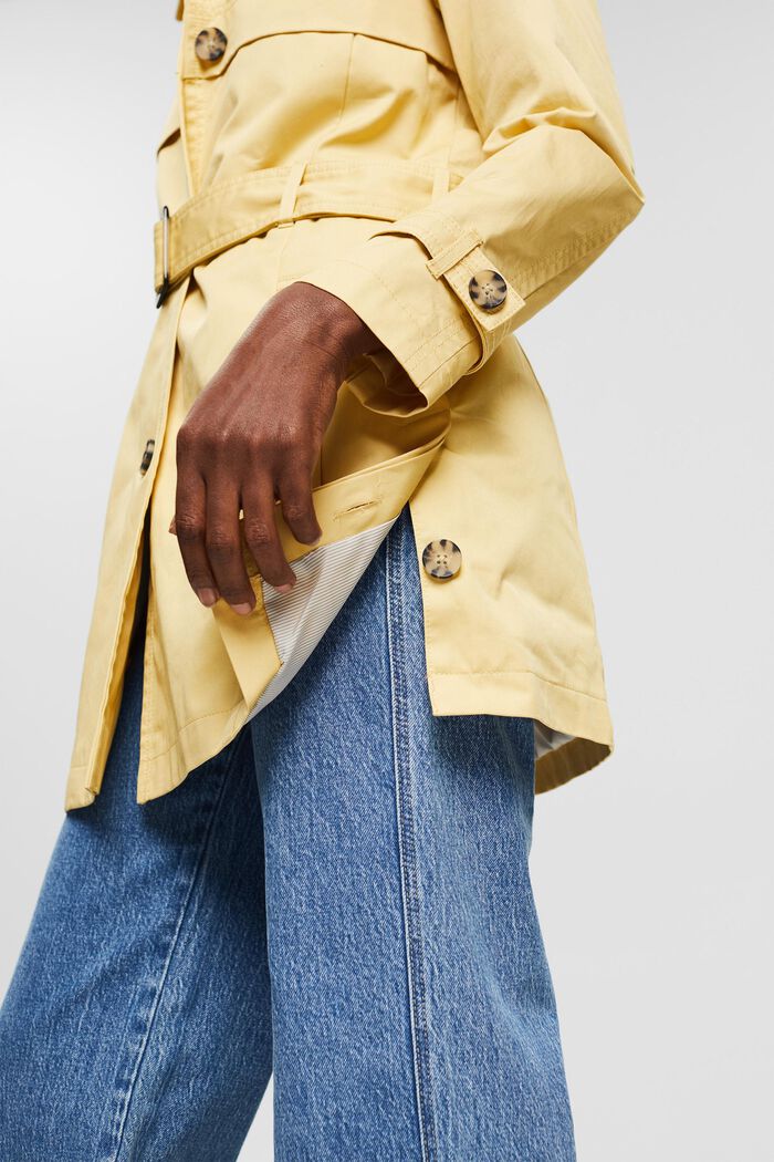 Outerwear jas, DUSTY YELLOW, detail image number 2