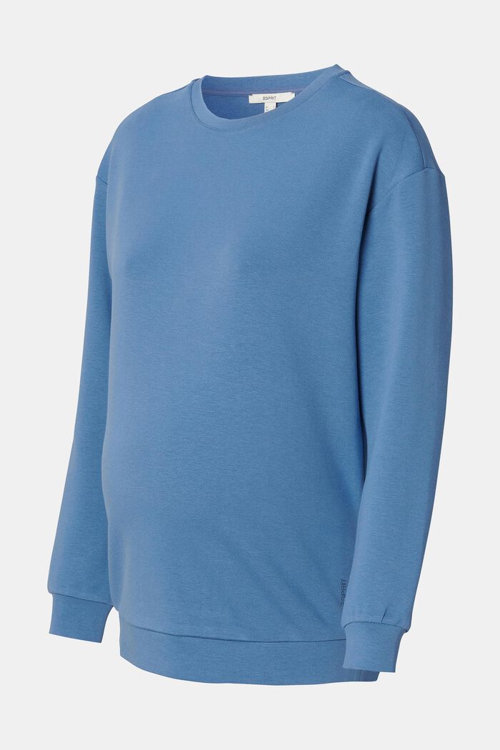 Sweatshirt met een zachte touch, MODERN BLUE, overview