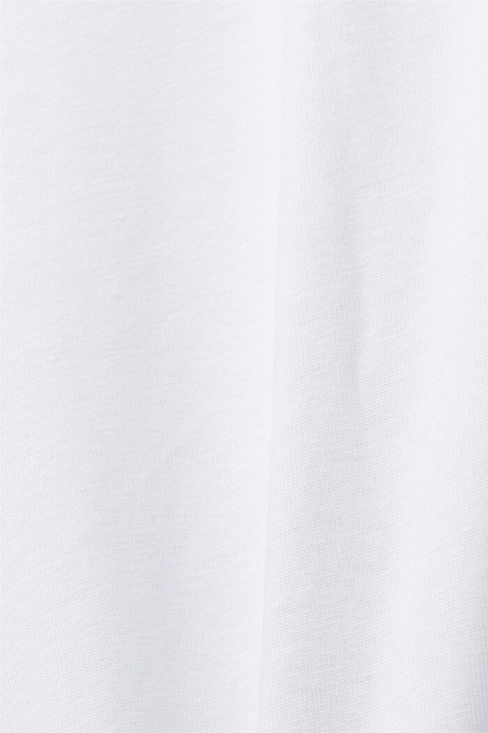 Jersey T-shirt met print, 100% katoen, WHITE, detail image number 5