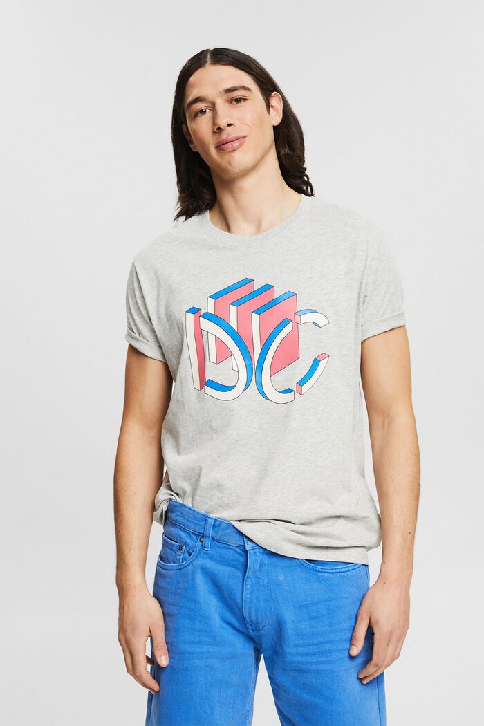 Jersey T-shirt met grafische 3D-logoprint