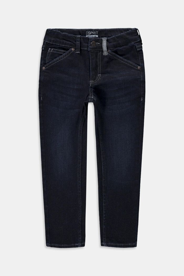 Jeans met verstelbare tailleband, BLUE RINSE, detail image number 0