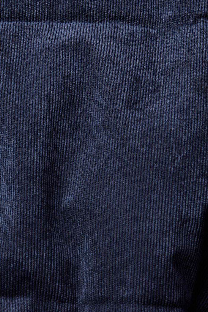 Gewatteerde jas van corduroy, NAVY, detail image number 5
