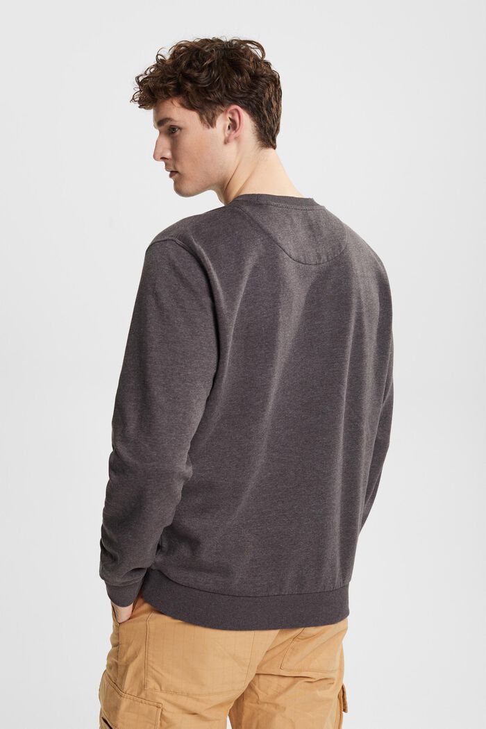 Gerecycled: sweatshirt, DARK GREY, detail image number 3