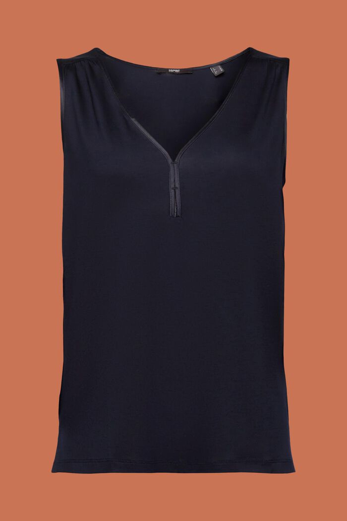 Jersey top, TENCEL™ lyocell, NAVY, detail image number 5