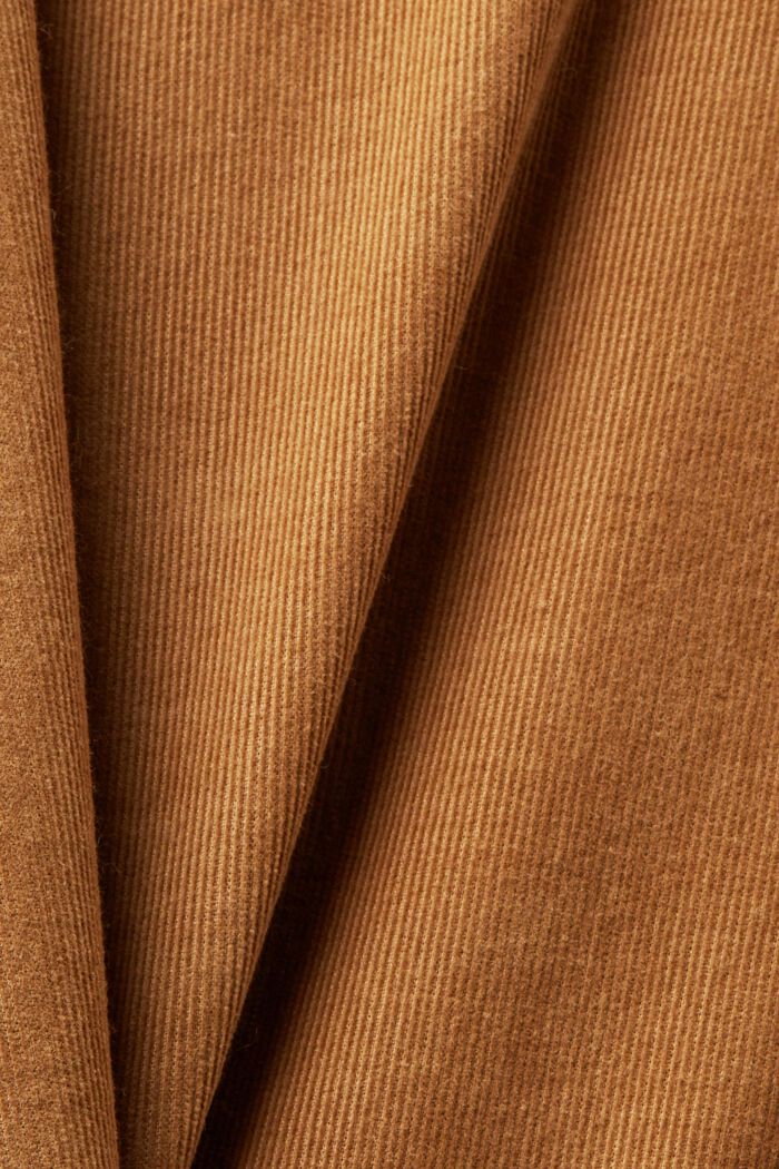 Corduroy peplum blouse, BARK, detail image number 5
