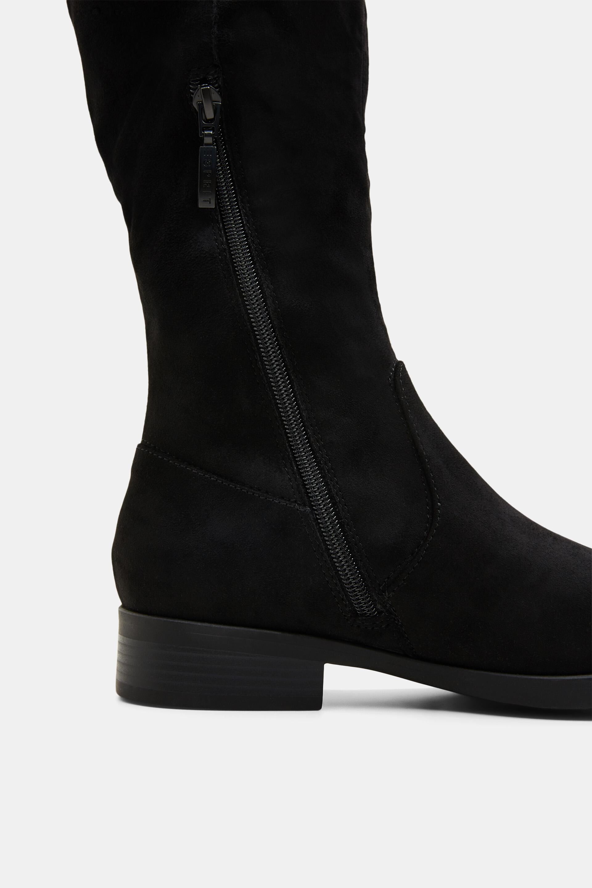 Dames Schoenen voor voor Laarzen voor Laarzen met hak en hoge hak Esprit Wiki Bootie in het Zwart 