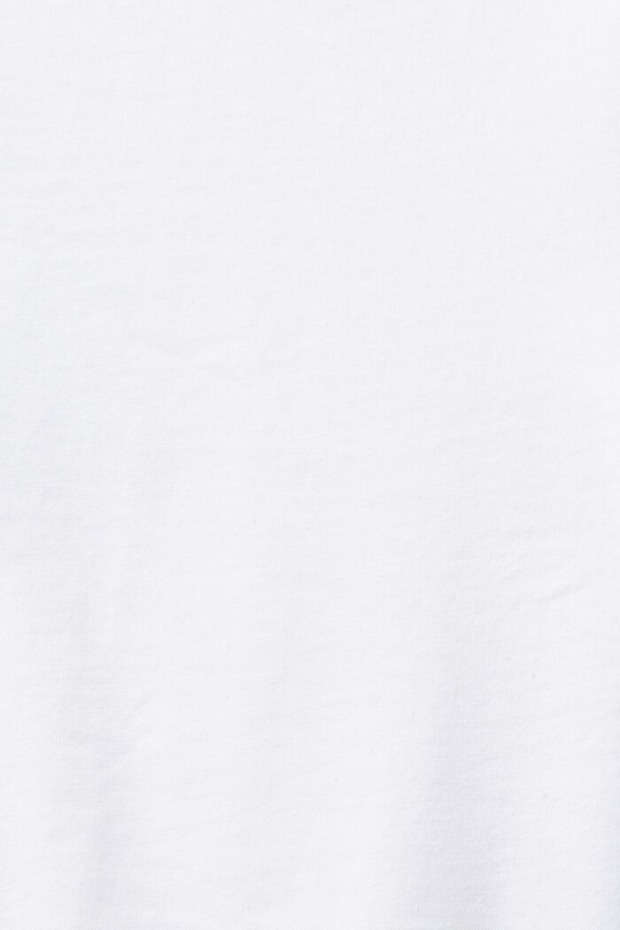 Katoenen T-shirt met grafische print, WHITE, detail image number 5