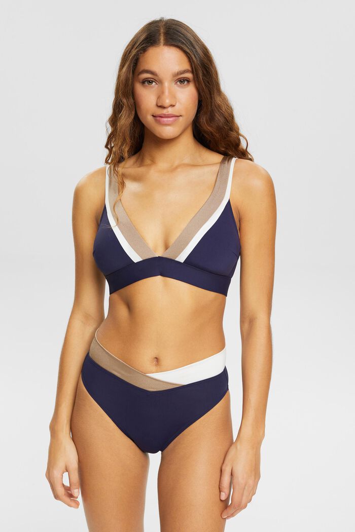 ESPRIT Driekleurig bikinibroekje middelhoge taille in onze e-shop