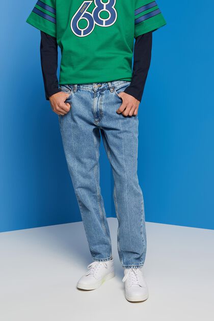 Retro, relaxed fit jeans met duurzaam denim