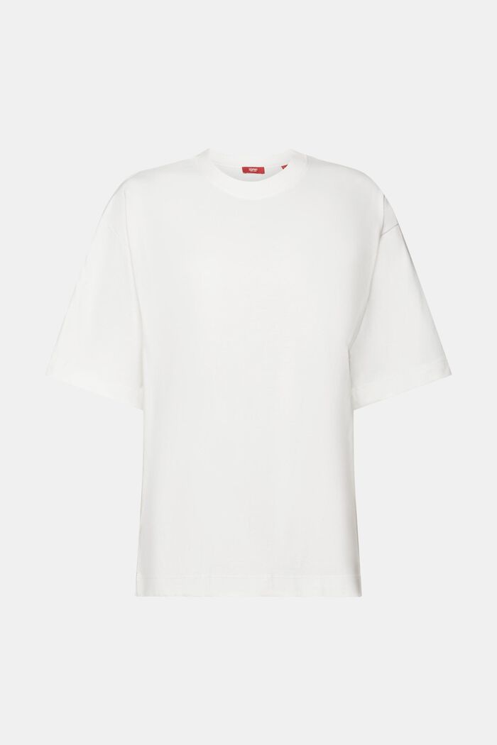Oversized katoenen shirt, OFF WHITE, detail image number 6