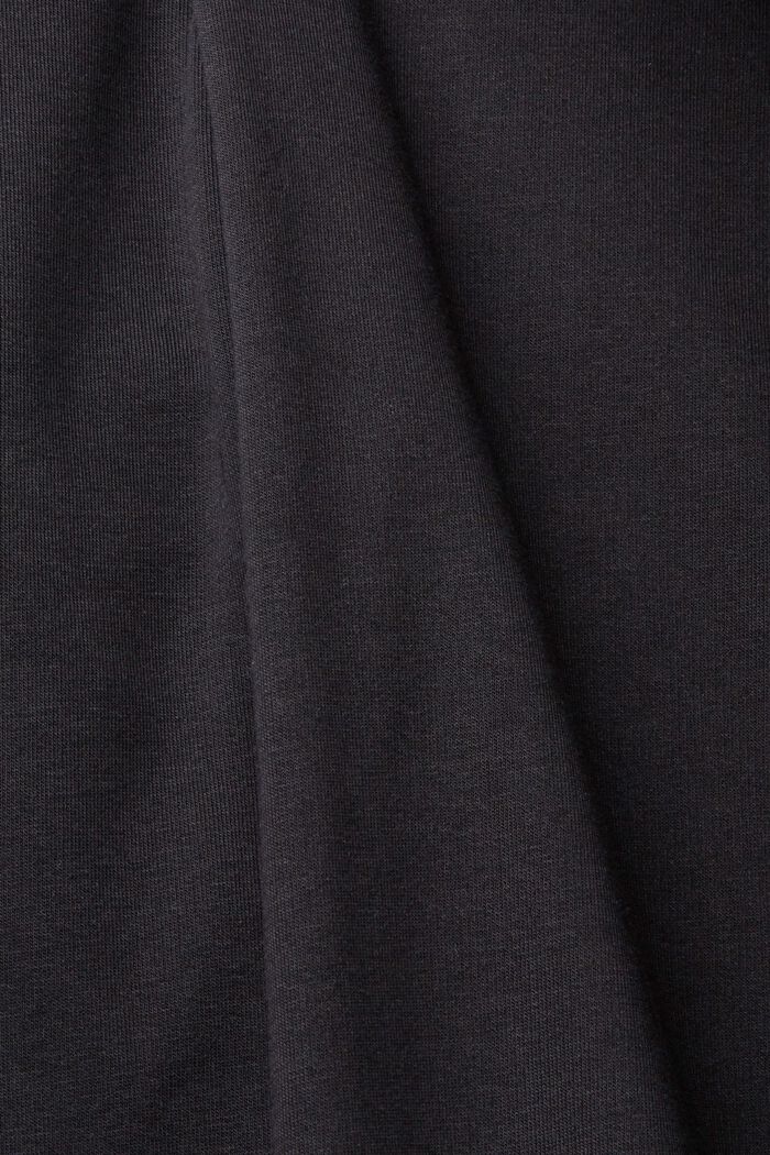 Sweatshirt met tunnelkoord, BLACK, detail image number 1