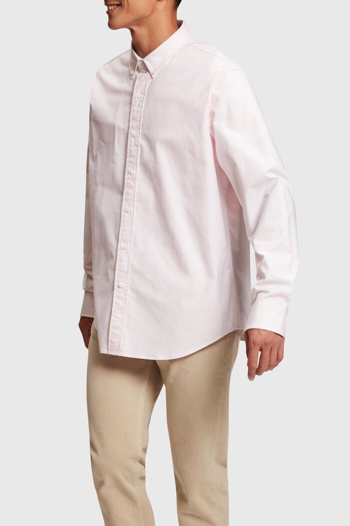 Oxford shirt met relaxed fit en print all-over, LIGHT PINK, detail image number 0