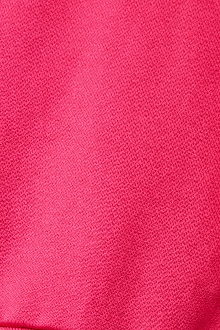 Cropped hoodie, PINK FUCHSIA, detail image number 5