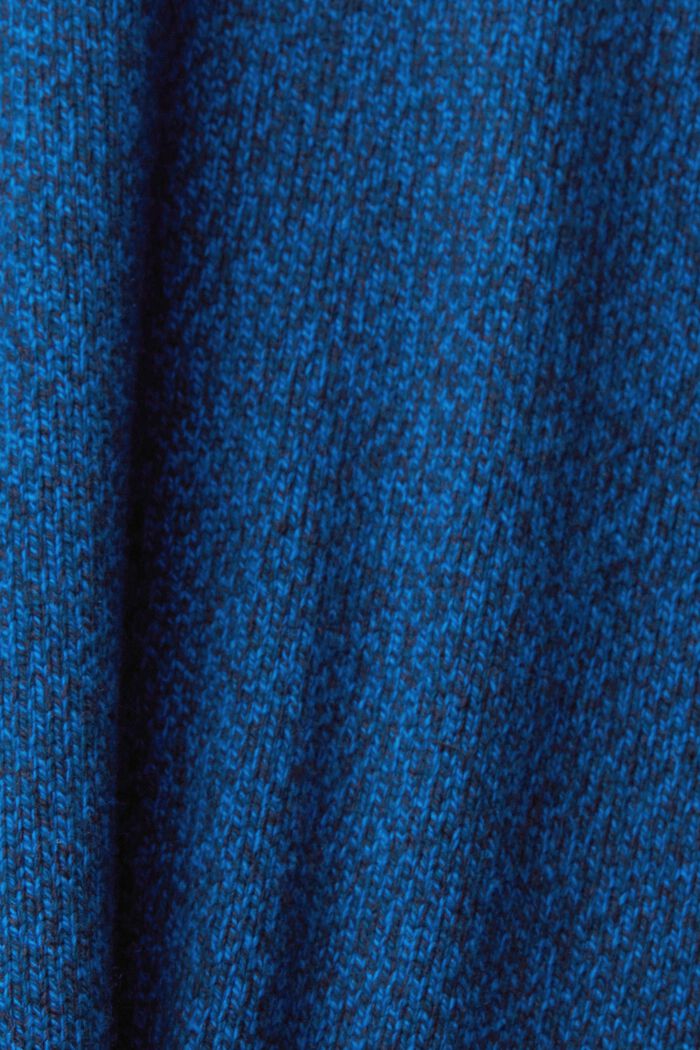 Gemêleerde trui, NAVY, detail image number 4