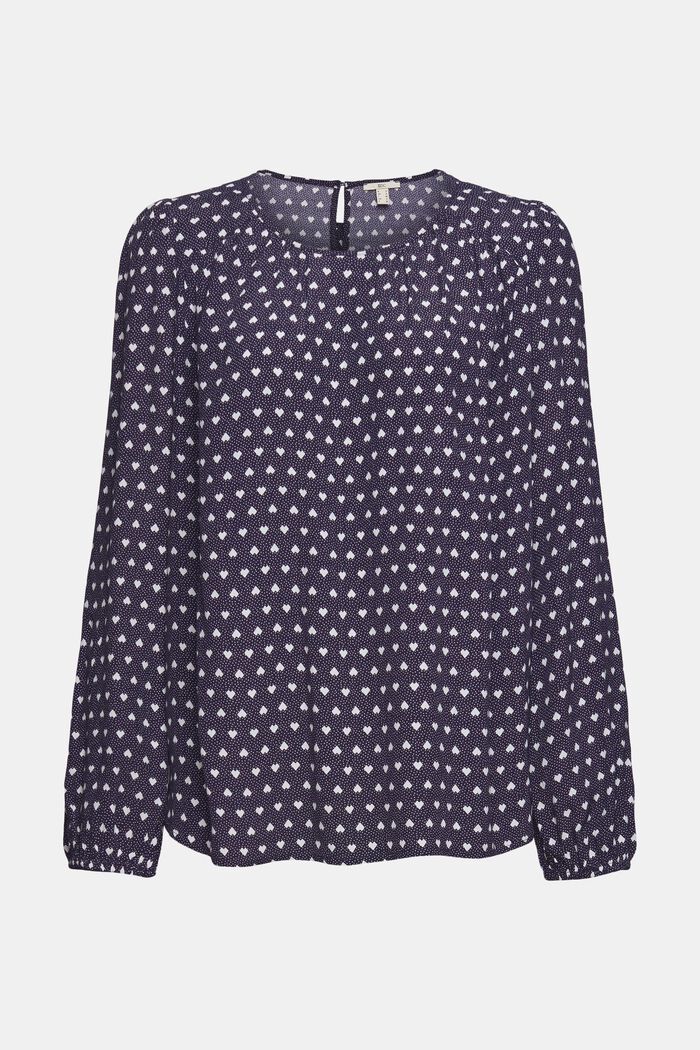 Blouse met print all-over