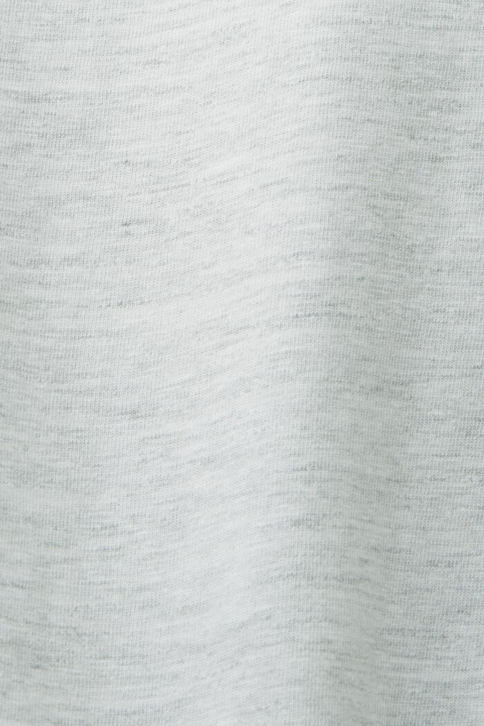 Jersey T-shirt met ronde hals en print, ICE, detail image number 4