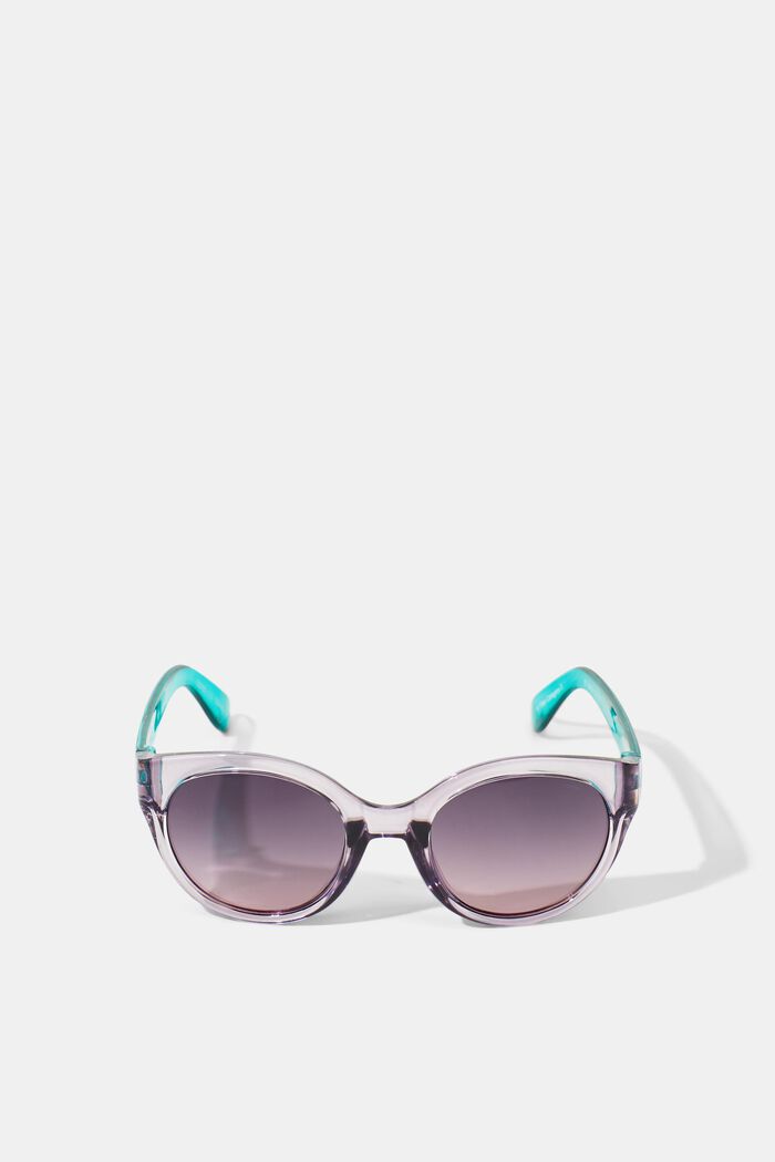 Ronde zonnebril met kleurverloop, PURPLE, detail image number 0