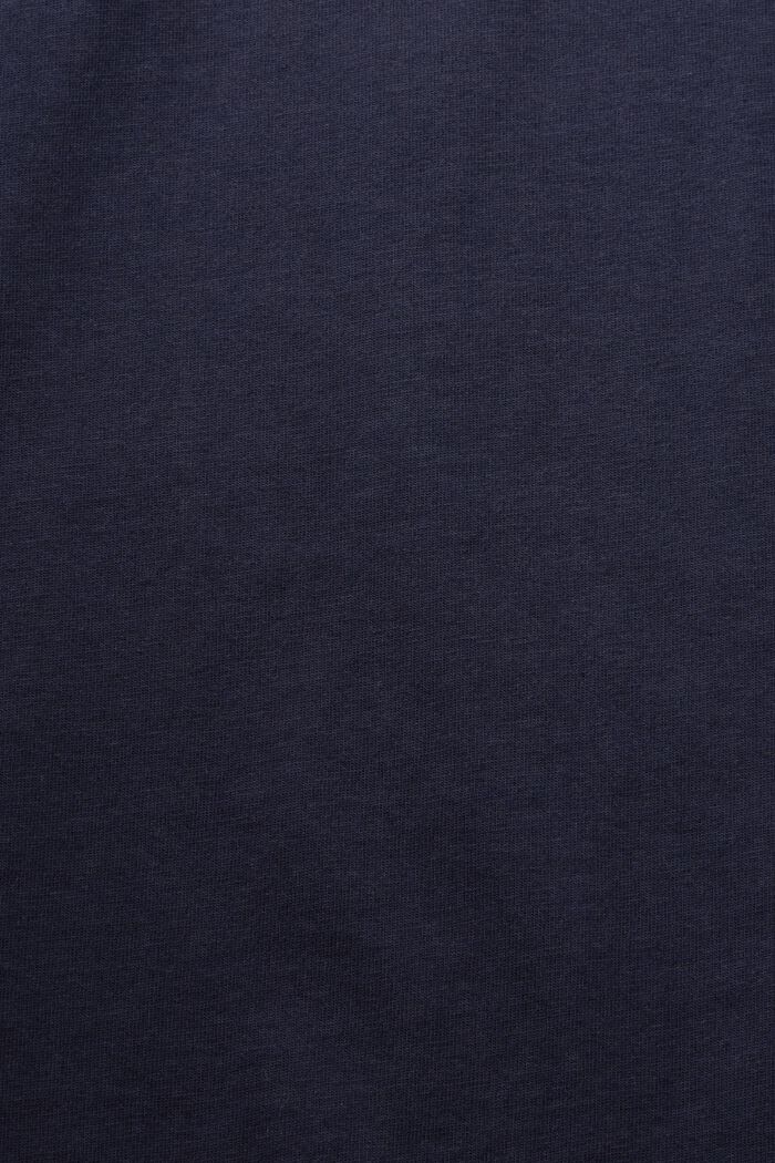 T-shirt van katoen met print, PETROL BLUE, detail image number 4
