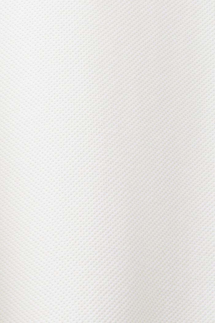 Poloshirt van katoen-piqué, OFF WHITE, detail image number 5