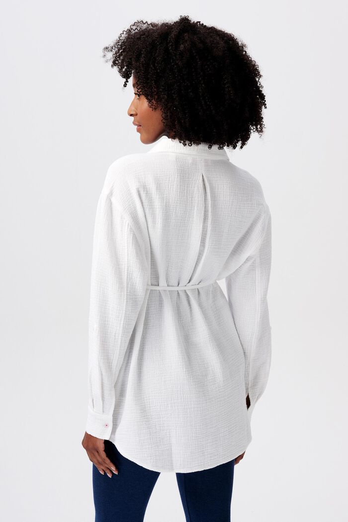 MATERNITY blouse met lange mouwen, BRIGHT WHITE, detail image number 3