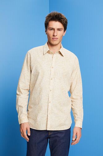 Bruin Shirt met motief, 100% katoen