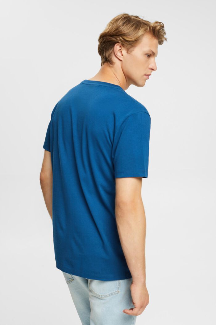 T-shirt met print, PETROL BLUE, detail image number 3