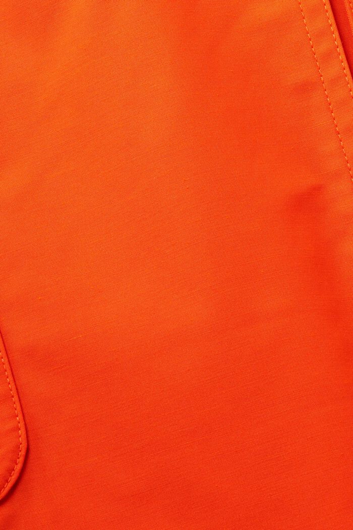 Korte double-breasted trenchcoat, ORANGE RED, detail image number 5