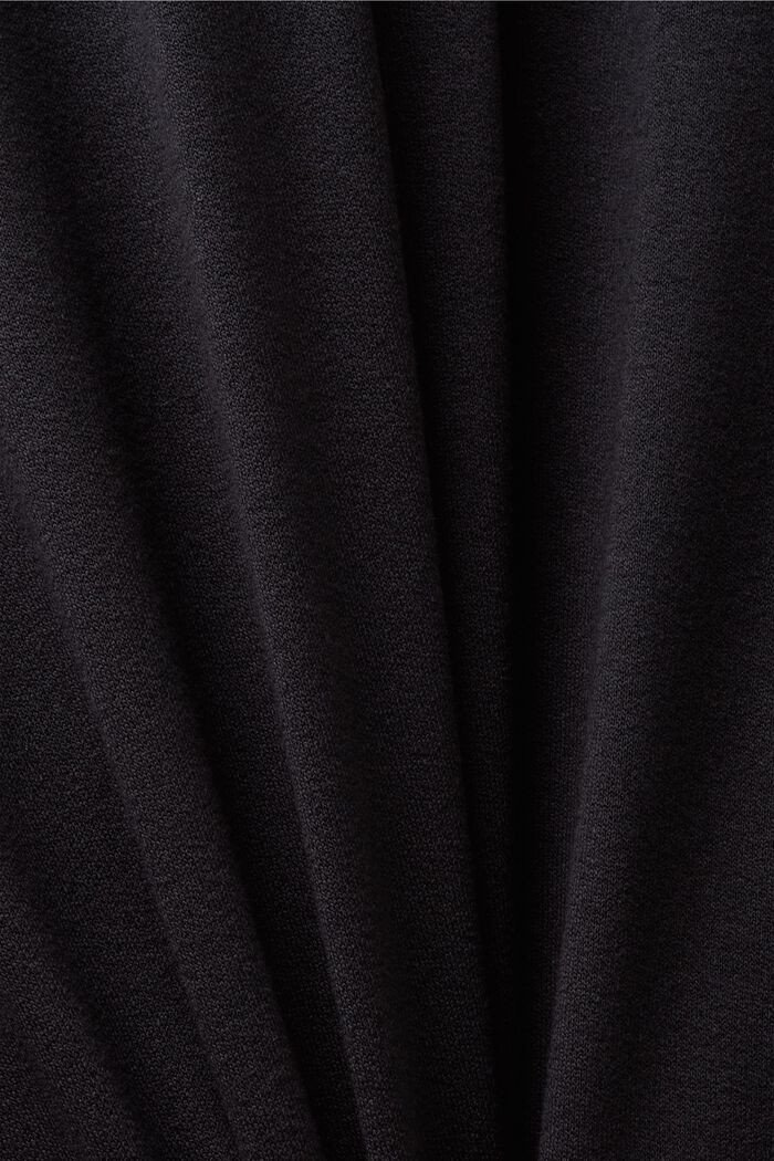 Gesmokt shirt met lange mouwen, LENZING™ ECOVERO™, BLACK, detail image number 6
