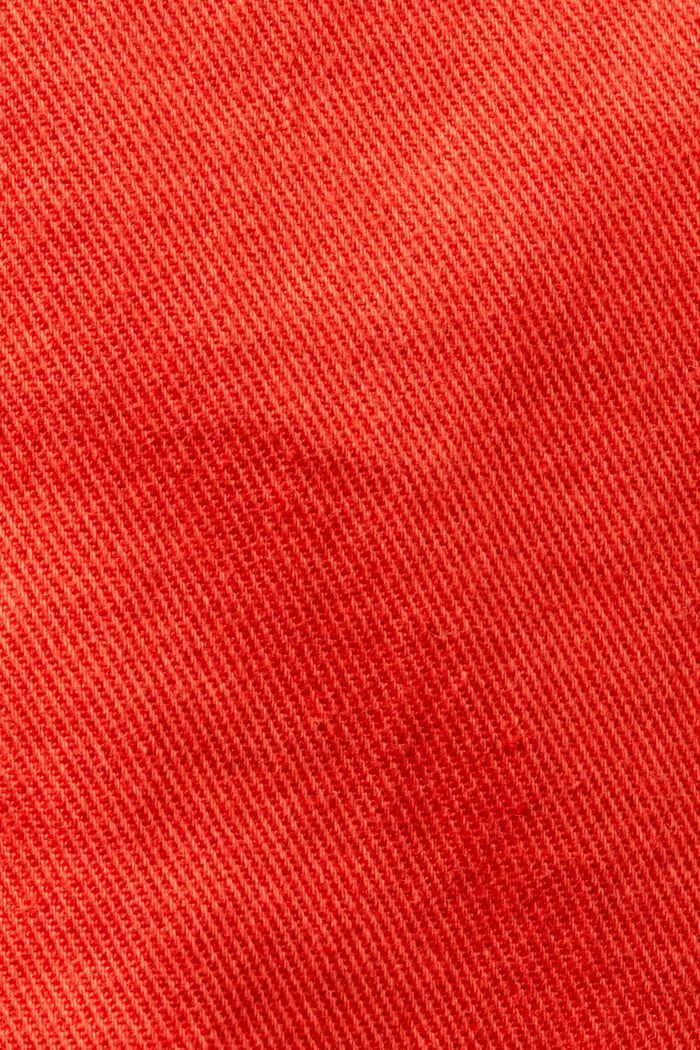 Slim fit-jeans met middelhoge taille, ORANGE RED, detail image number 6
