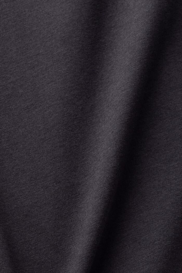 T-shirt met paillettenapplicatie, TENCEL™, BLACK, detail image number 5