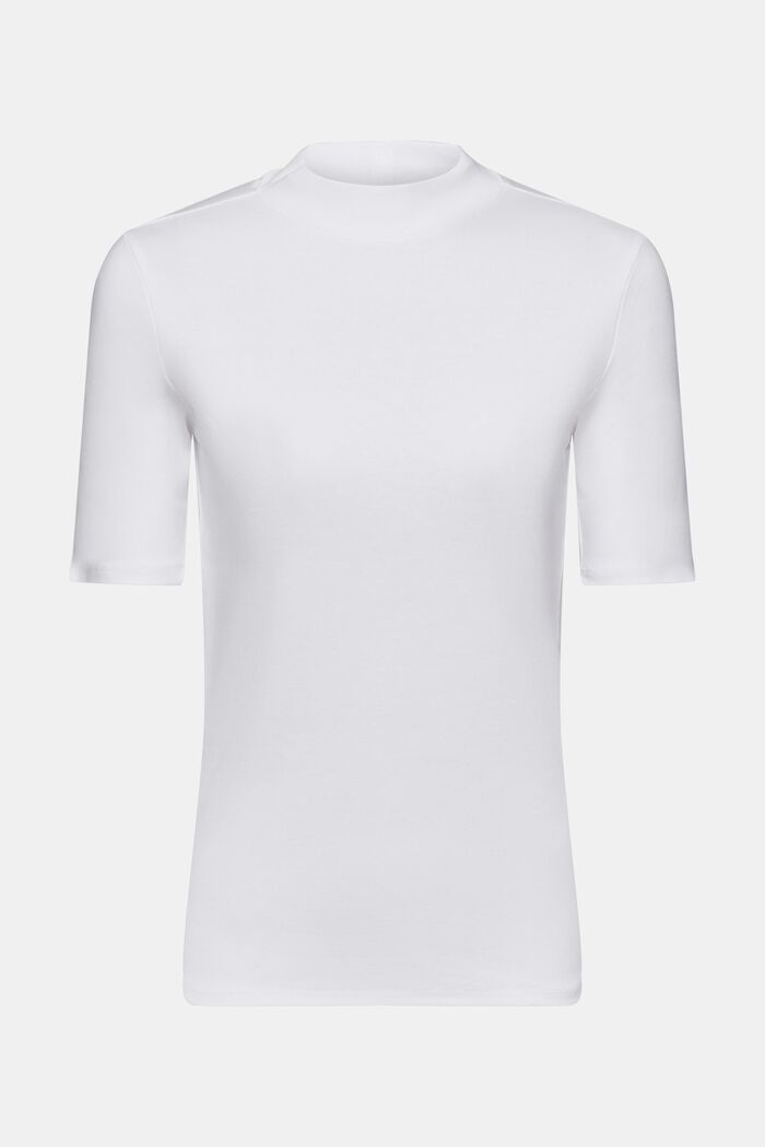 Katoenen T-shirt, WHITE, detail image number 6