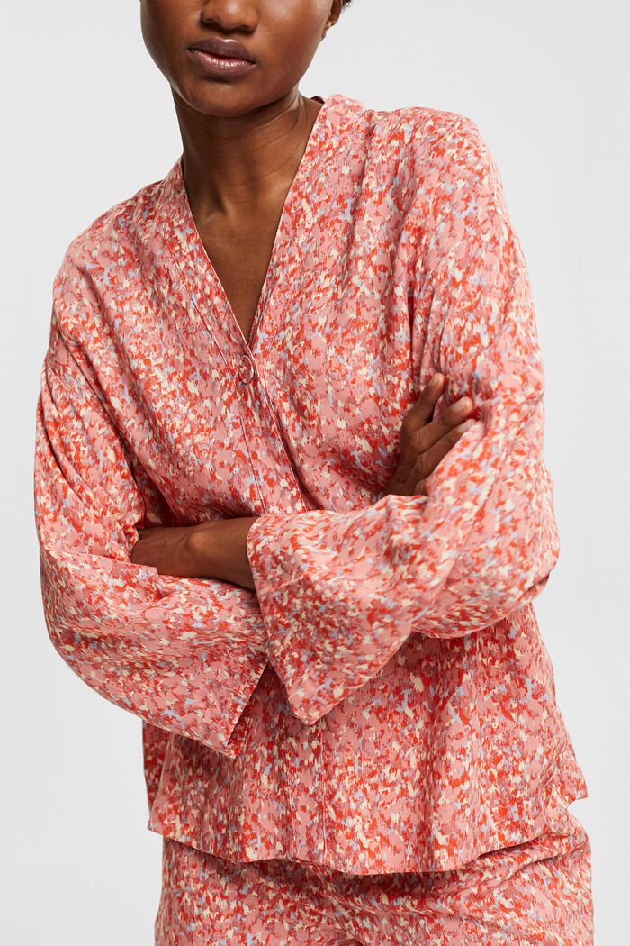 Pyjama met stippen, LENZING™ ECOVERO™, TERRACOTTA, detail image number 2