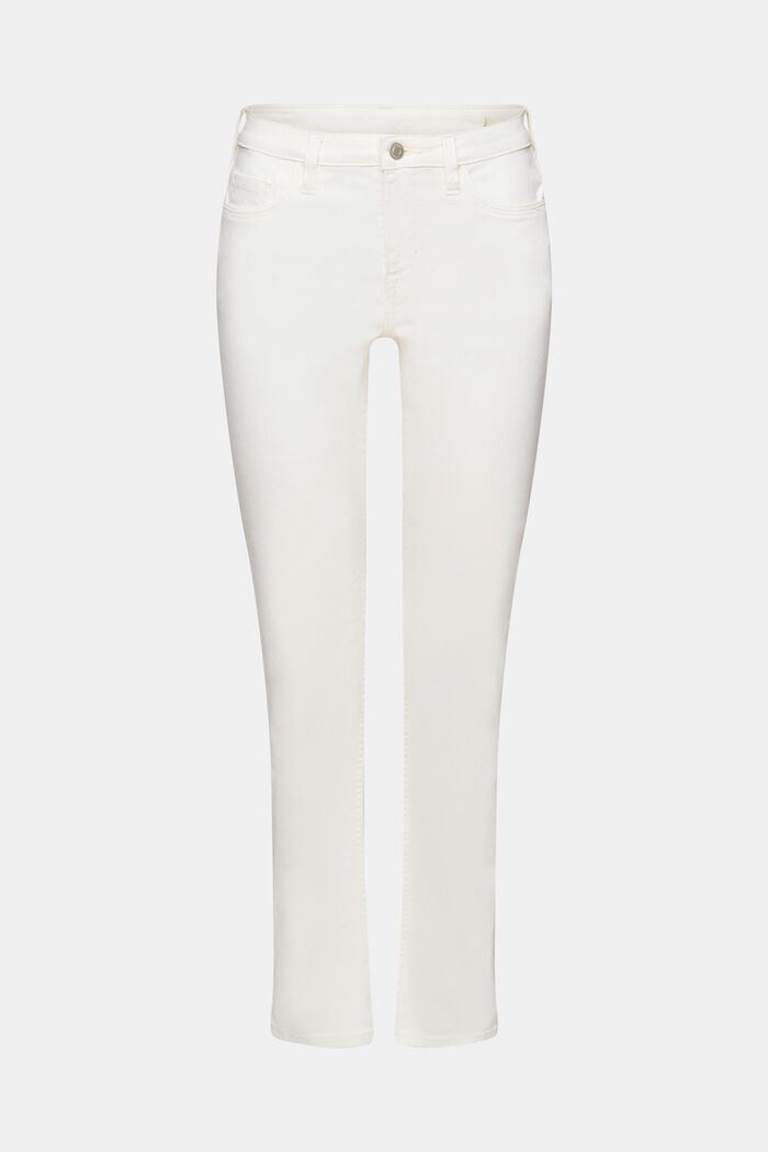 Mid rise jeans met rechte pijpen, OFF WHITE, detail image number 6