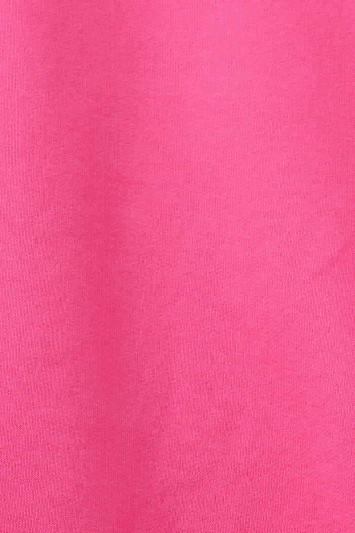 Sweatshirt met comfortabele pasvorm, PINK FUCHSIA, detail image number 6