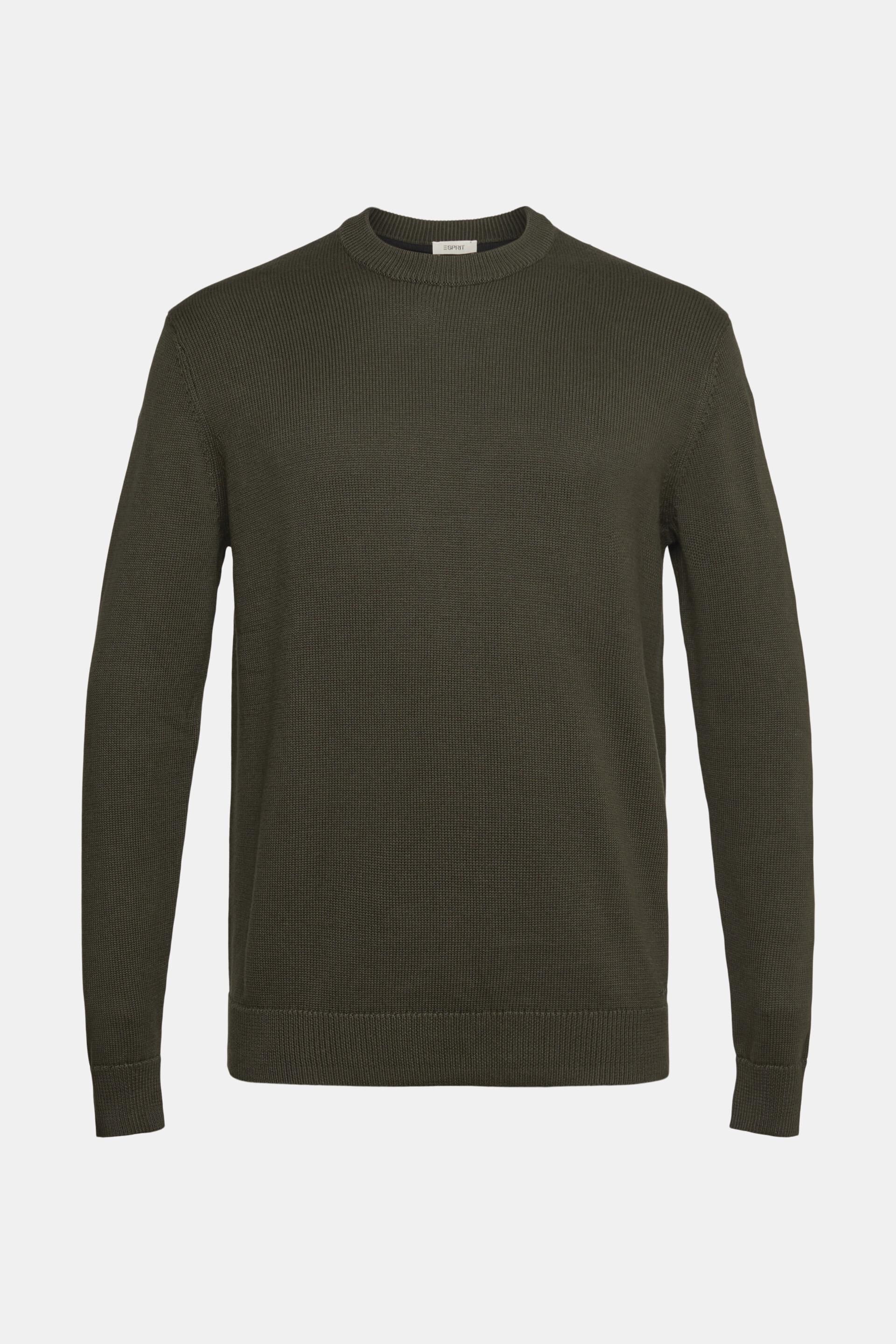 Slim in het Groen voor heren Esprit Shirt Gemêleerd Heren Kleding voor voor Truien en gebreide kleding voor Cardigans 