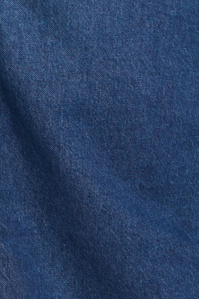 Denim rok, organic cotton, BLUE DARK WASHED, detail image number 6