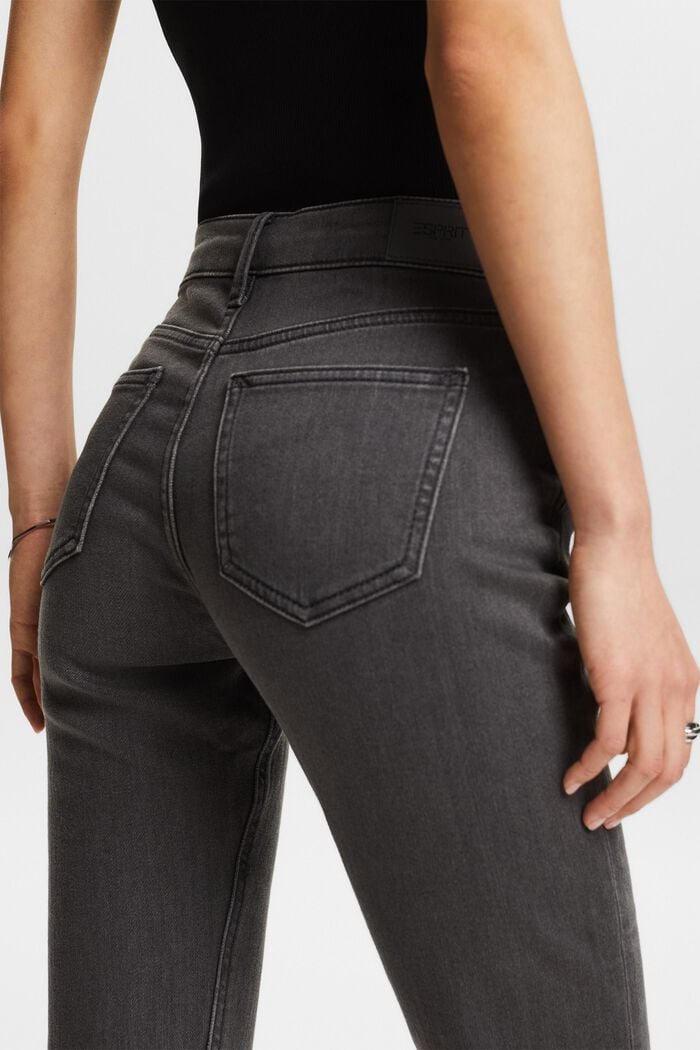 Slim fit-jeans met stretch, GREY MEDIUM WASHED, detail image number 3