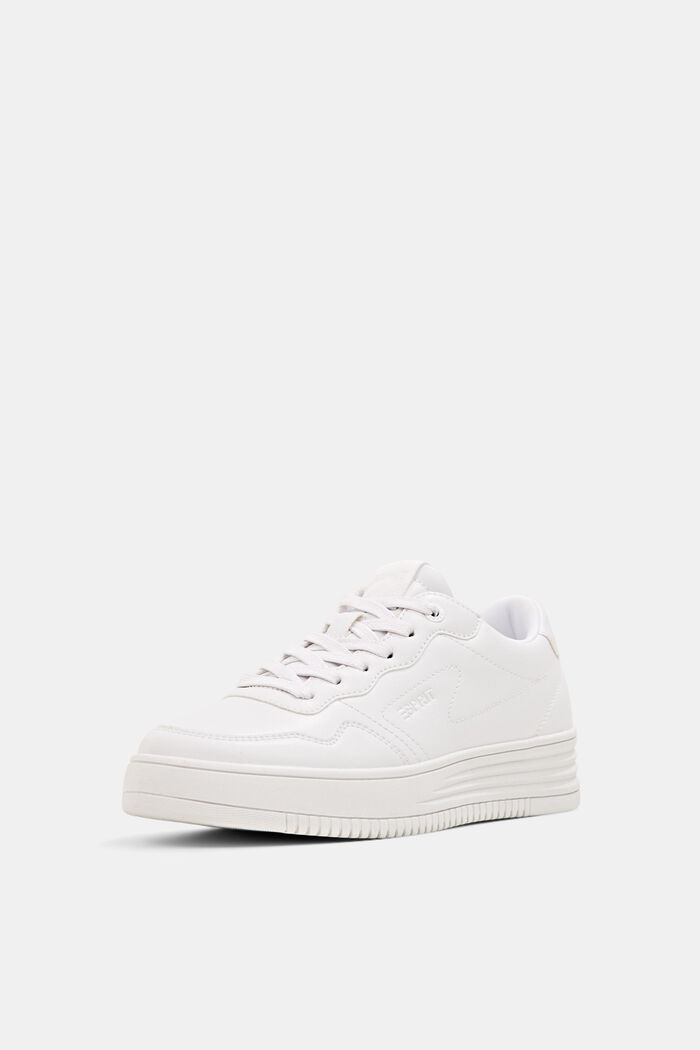 Sneakers met plateauzool, WHITE, detail image number 2
