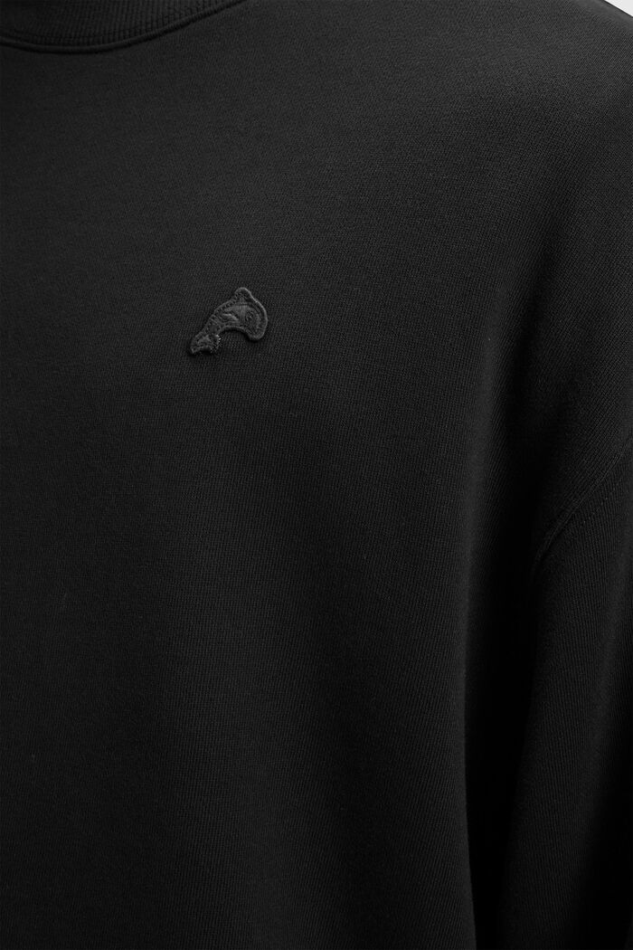 Sweatshirt, BLACK, detail image number 2